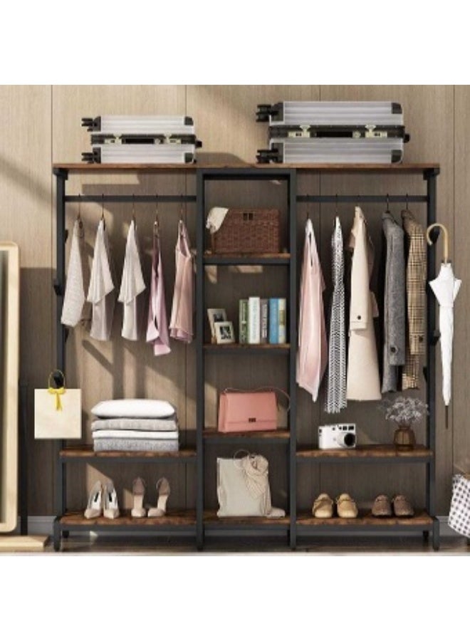 Wardrobe made of iron and MDF wood - electrostatic paint against rust